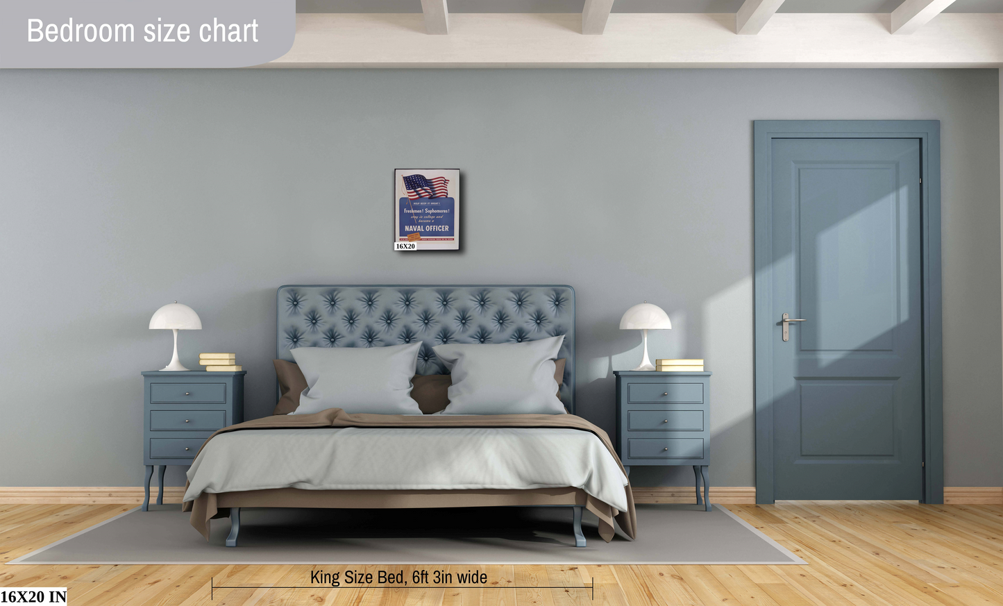 Stay in College and become a Naval Officer Second World War Poster
