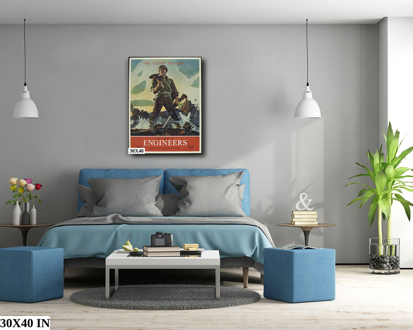 The Corps pf Engineers Second World War Poster