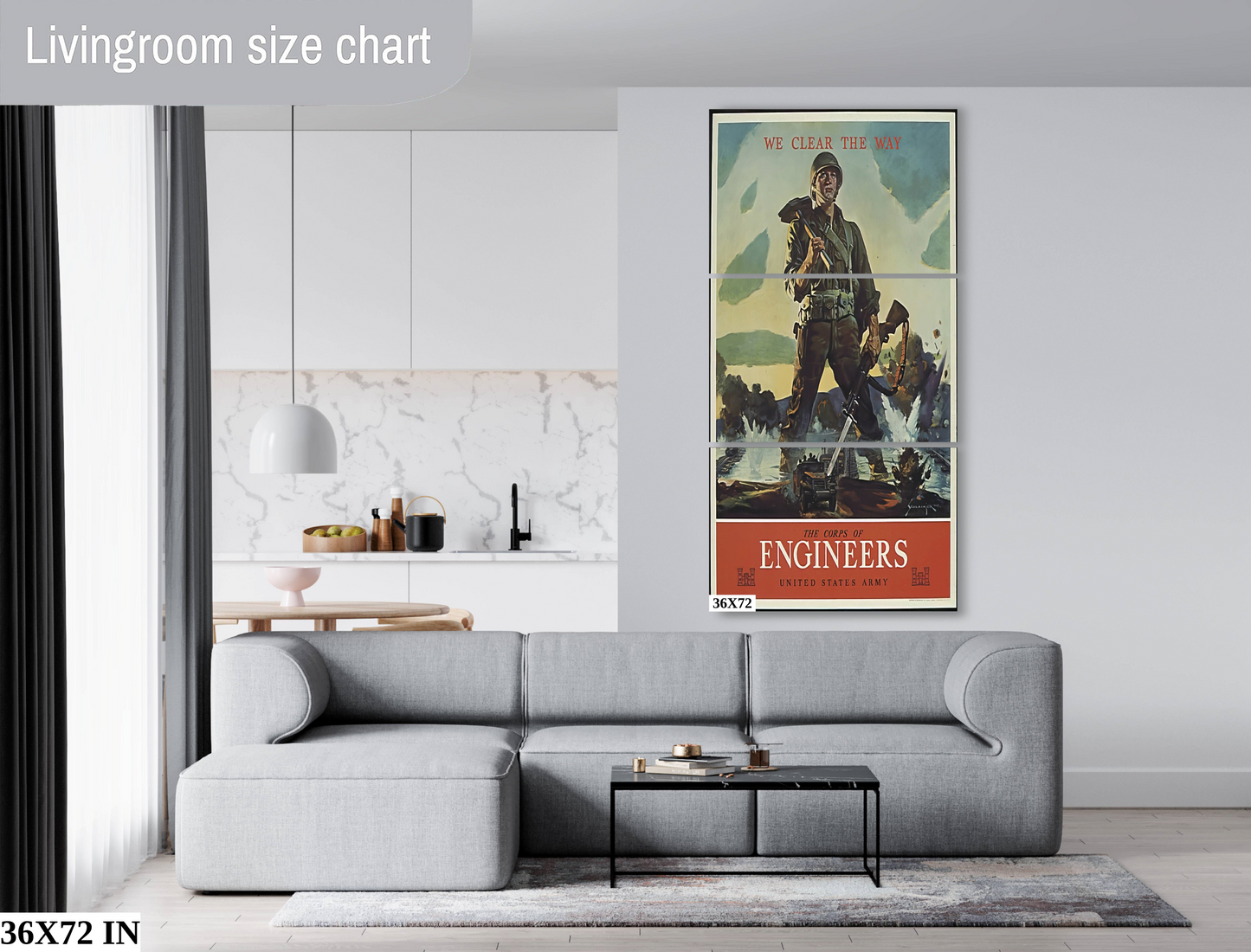 The Corps pf Engineers Second World War Poster