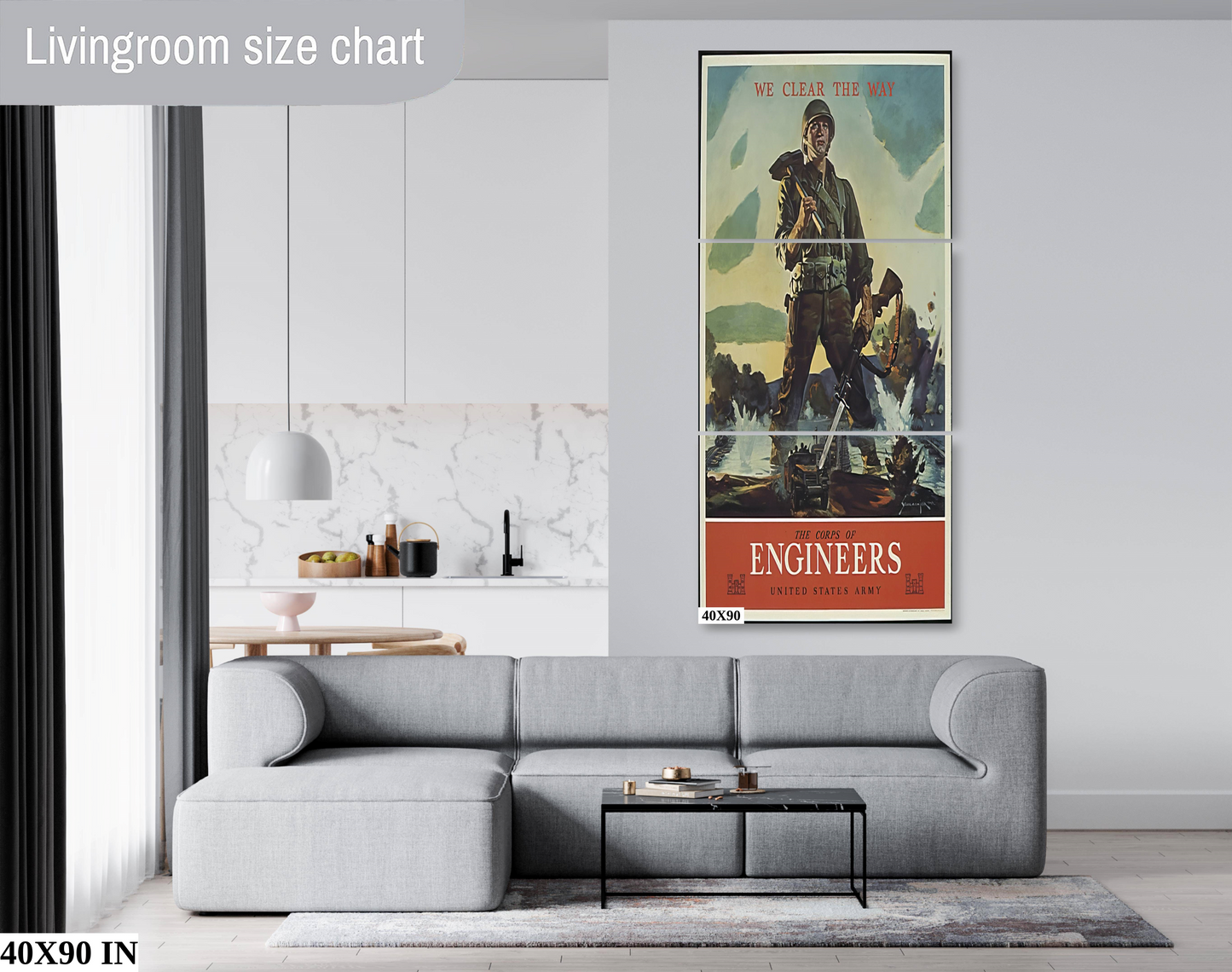 The Corps pf Engineers Second World War Poster