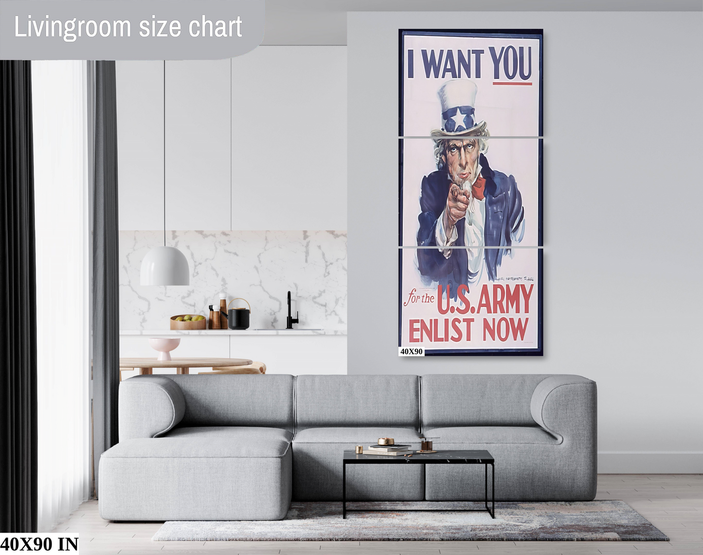 Uncle Sam Second World War Poster
