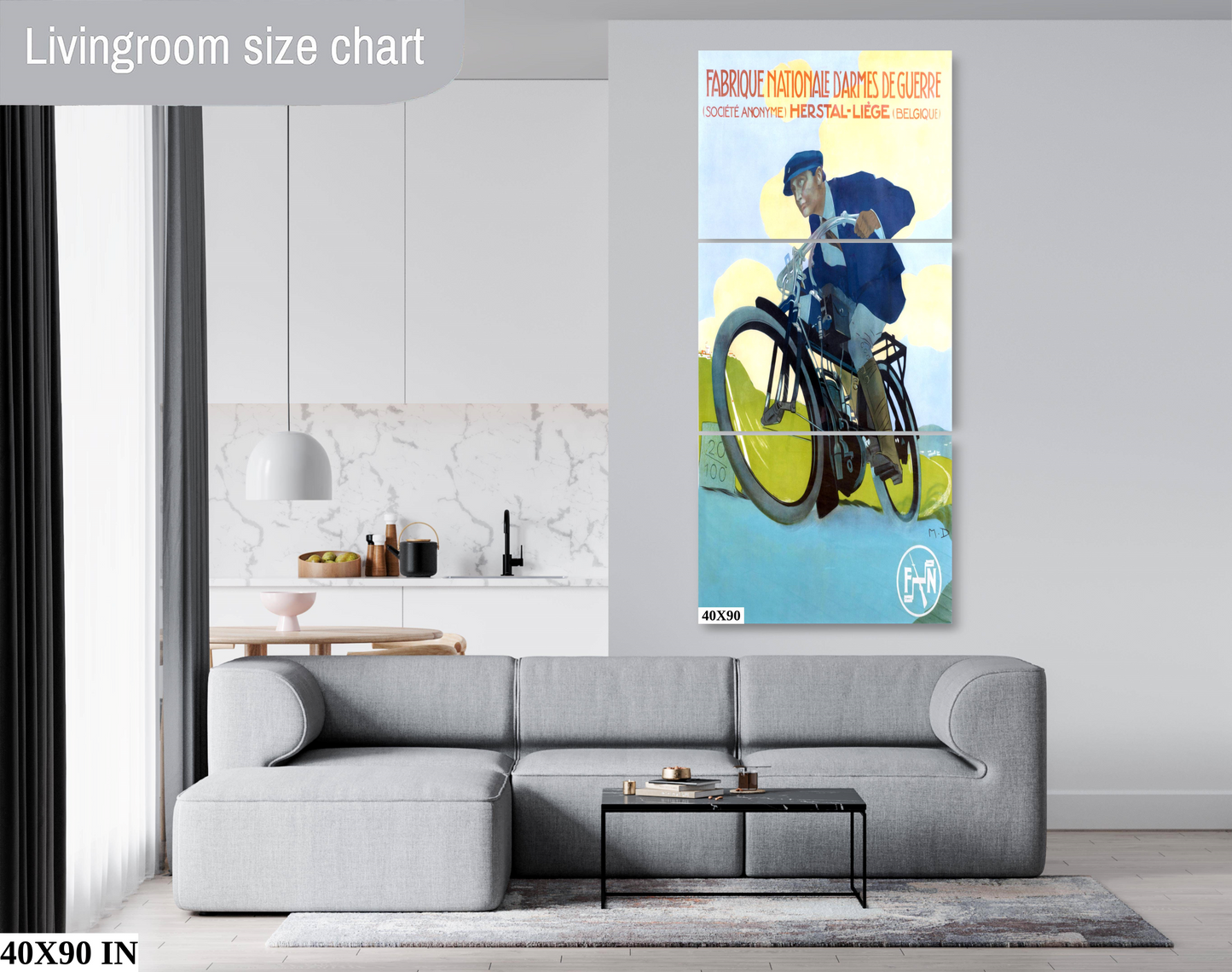 Fabrique Nationale Motorcycle Poster