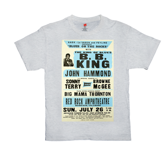 BB King concert poster