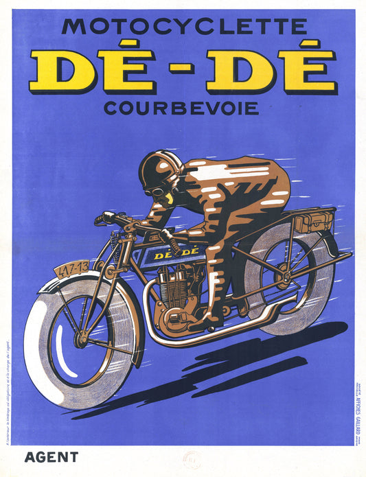 De-De Motorcycle Poster