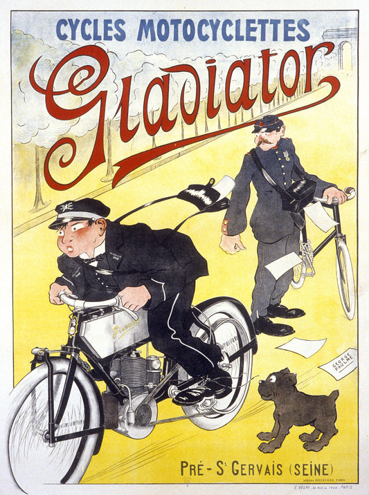 Gladiator Motorcycle Poster
