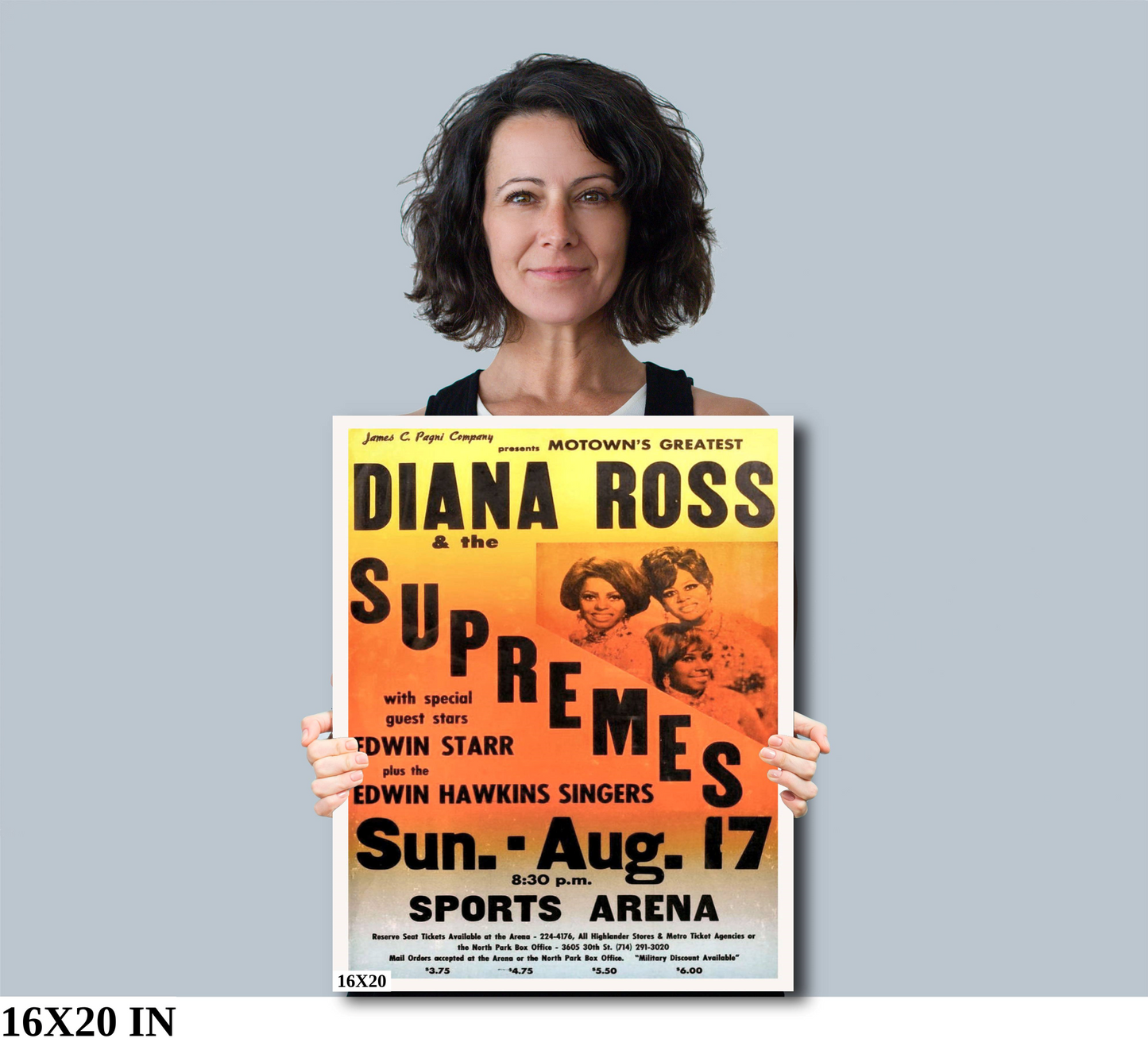 Diana Ross concert poster
