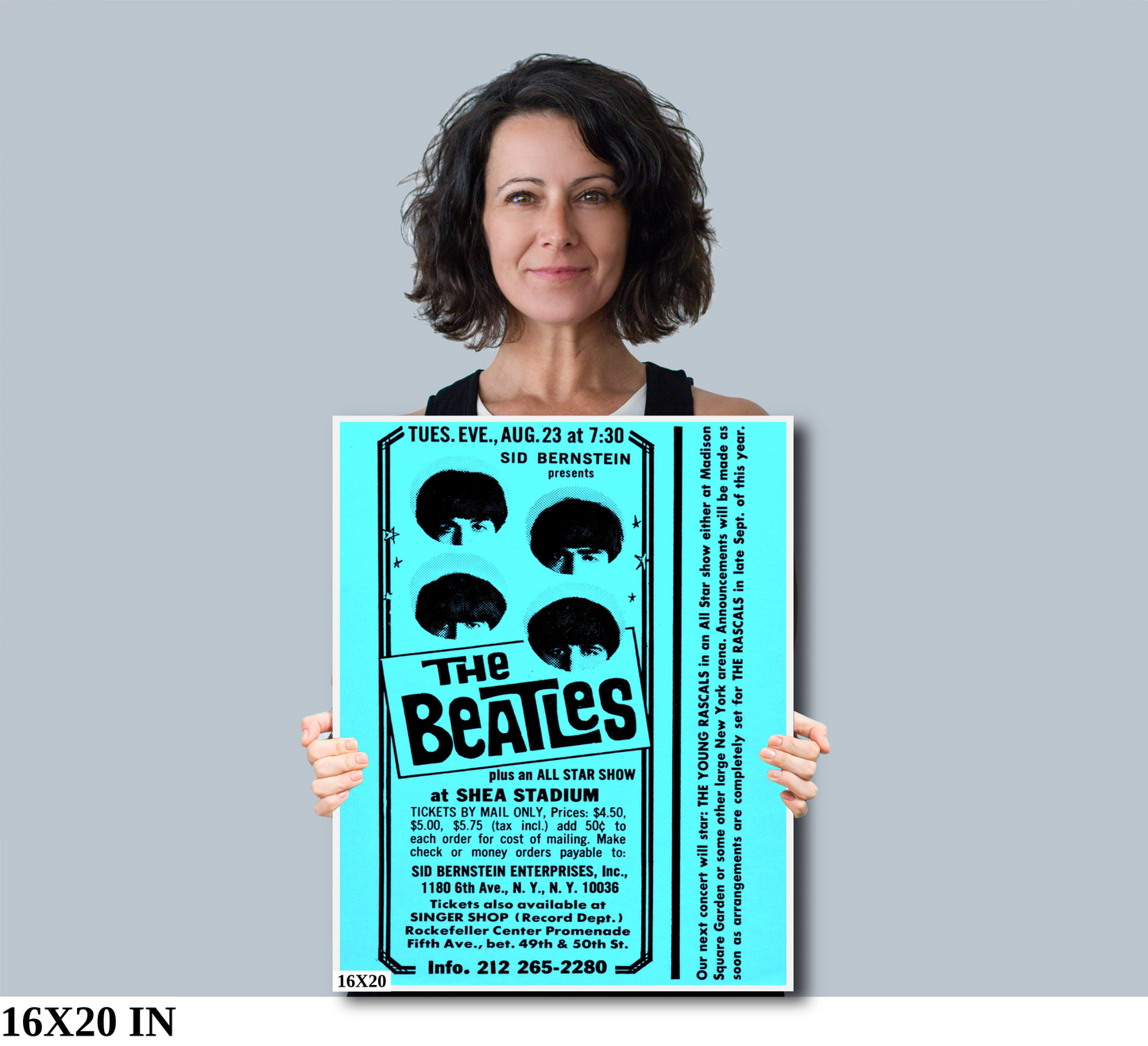 The Beatles at Shea Stadium 4 concert poster
