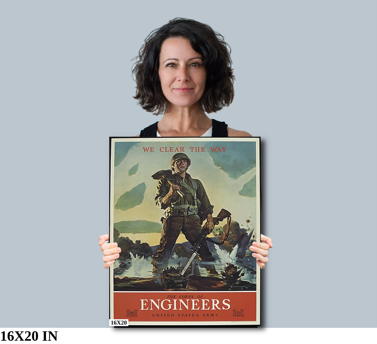 The Corps pf Engineers Second World War Poster