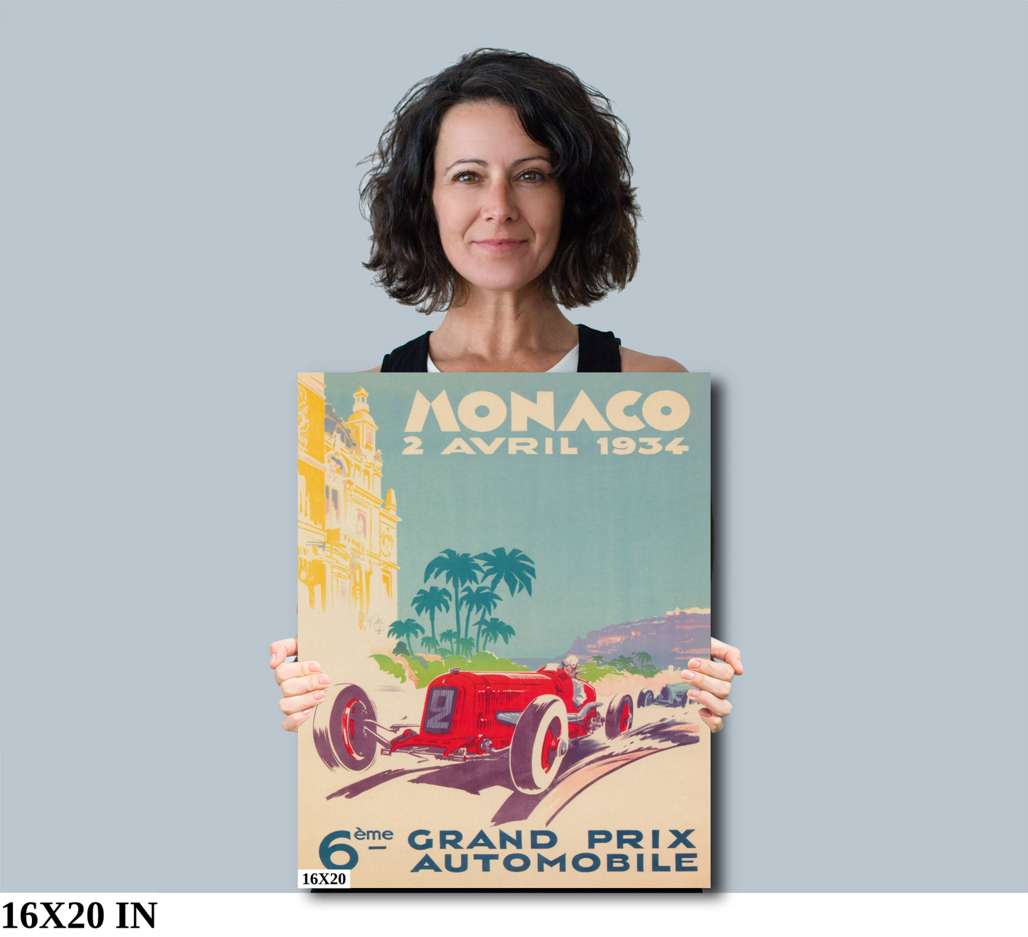 1934 Grand Prix race poster