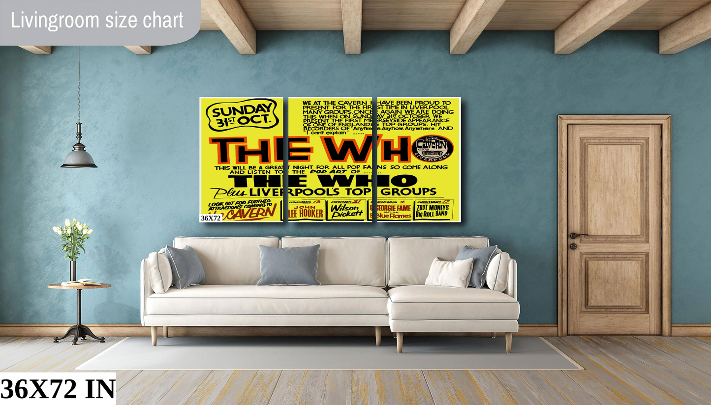 The Who concert poster