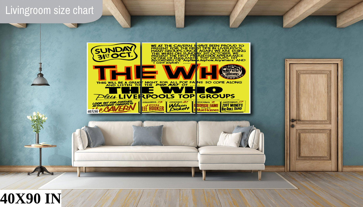 The Who concert poster