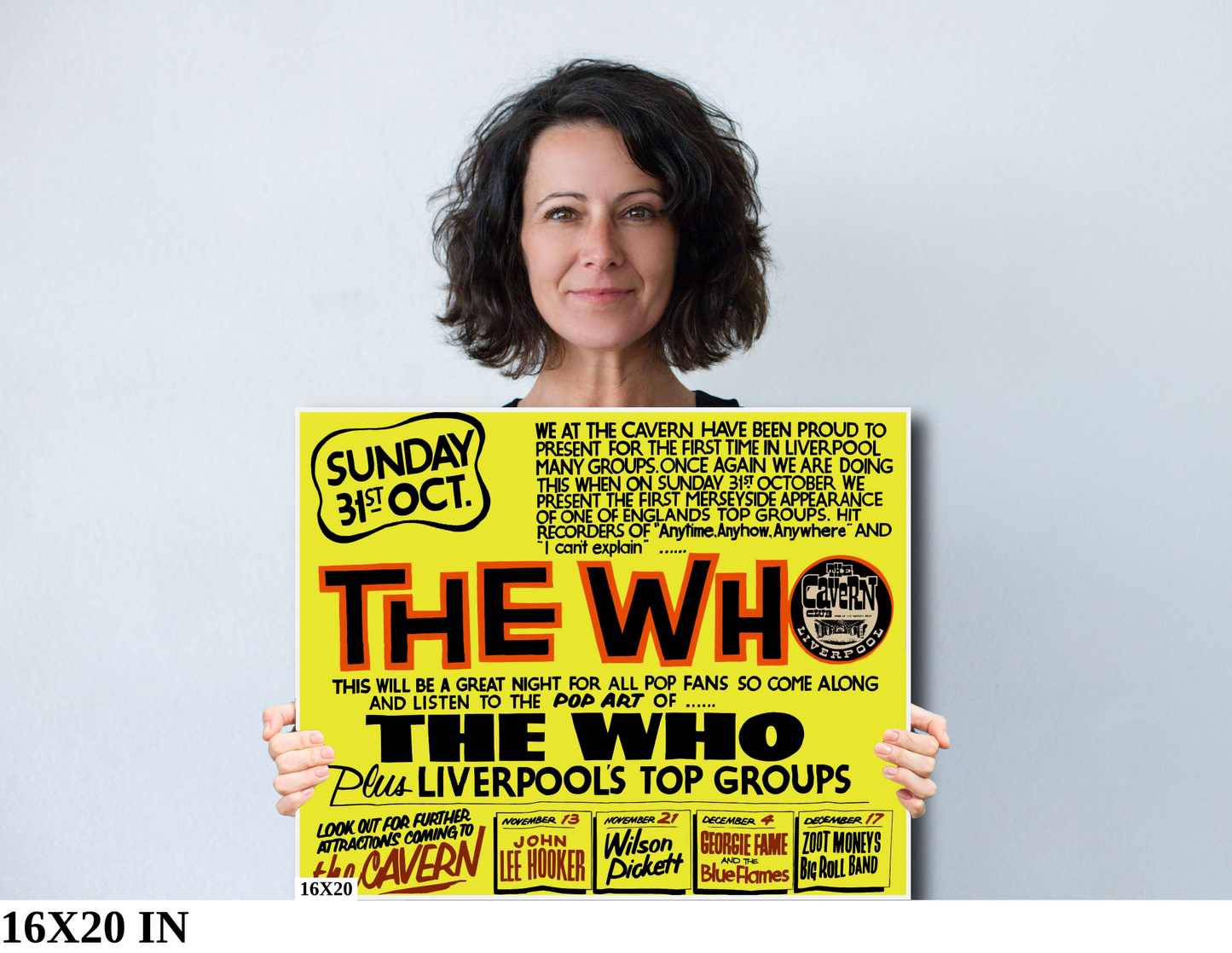 The Who concert poster