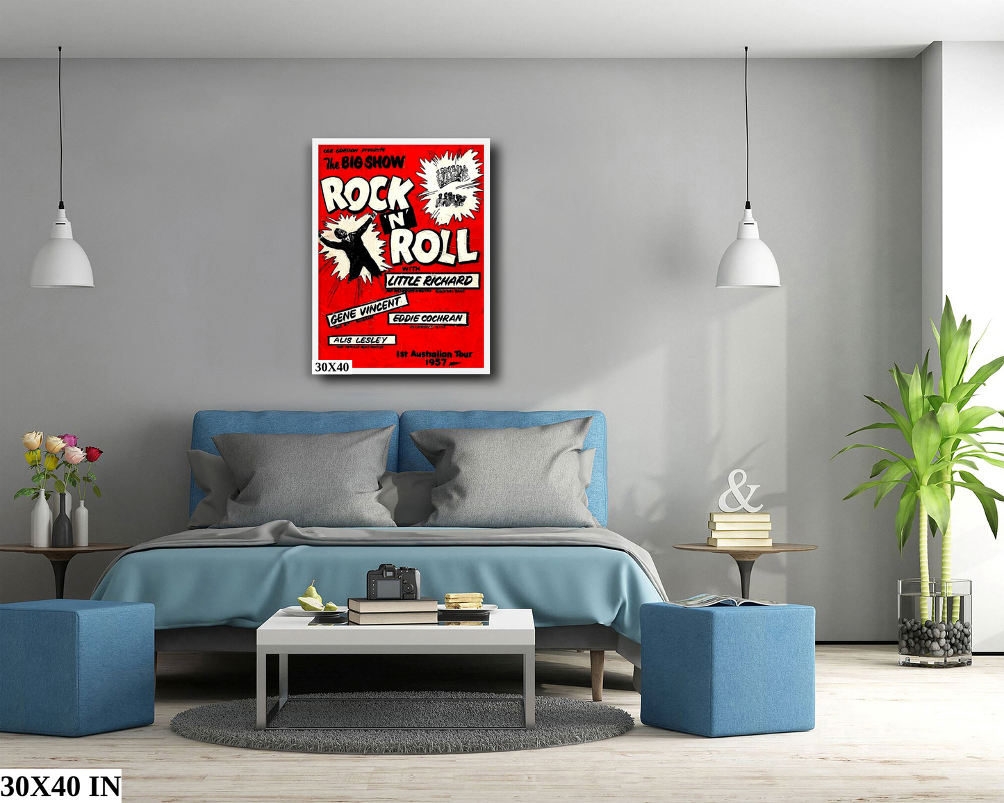 The Rock "N" Roll show with Little Richard concert poster