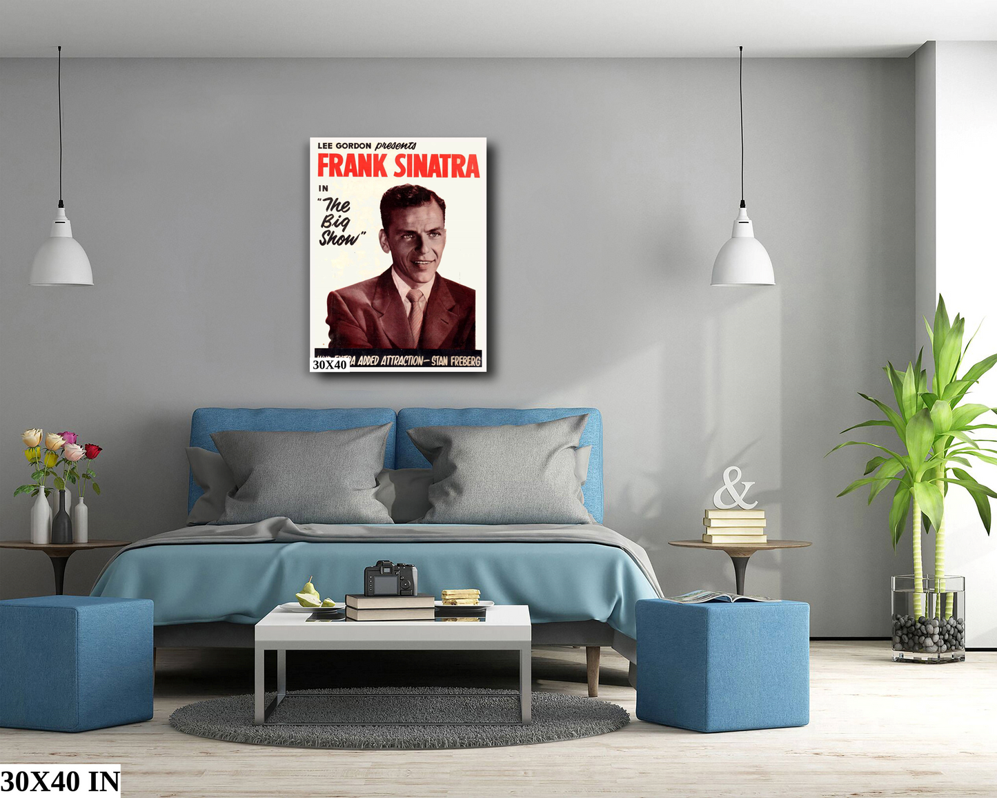 Frank Sinatra in "The Big Show" poster