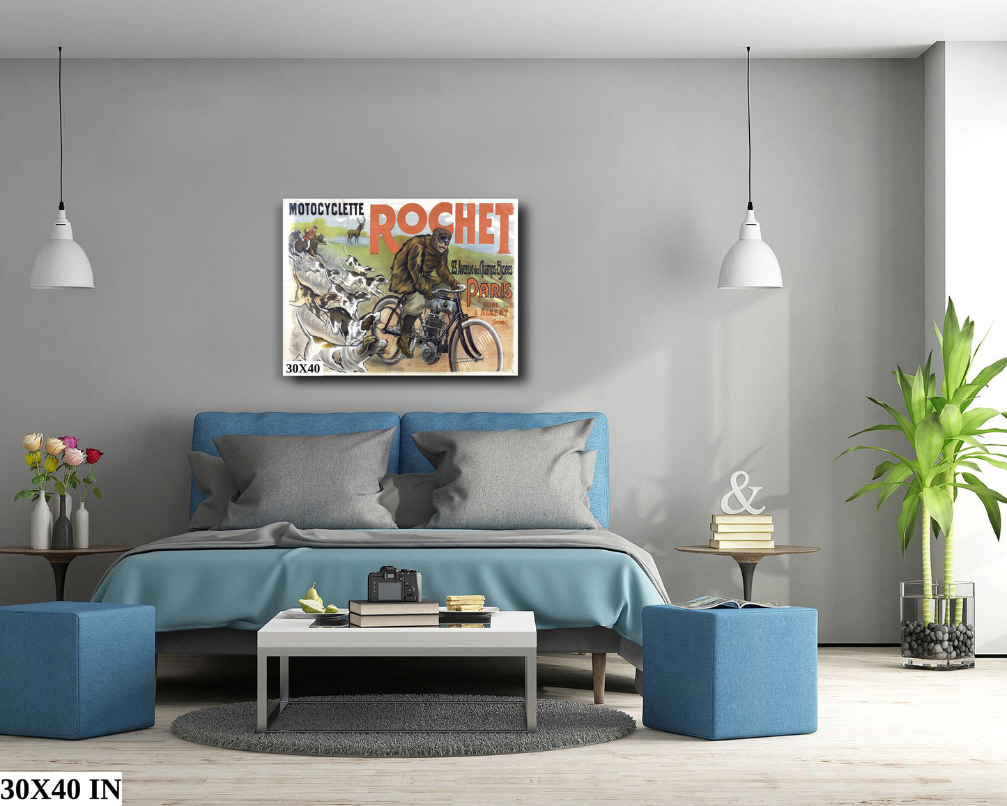 Rochet Motorcycle Poster