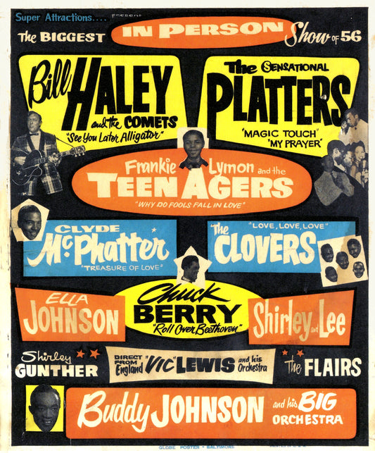 Bill Haley concert poster