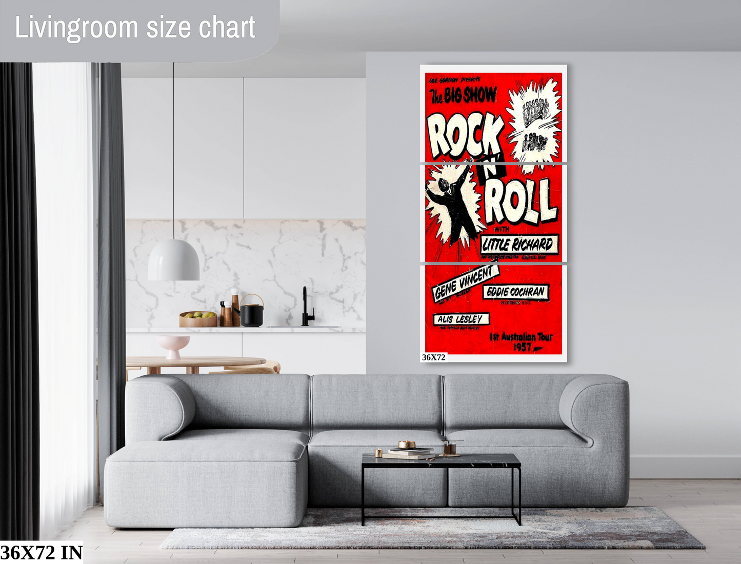 The Rock "N" Roll show with Little Richard concert poster