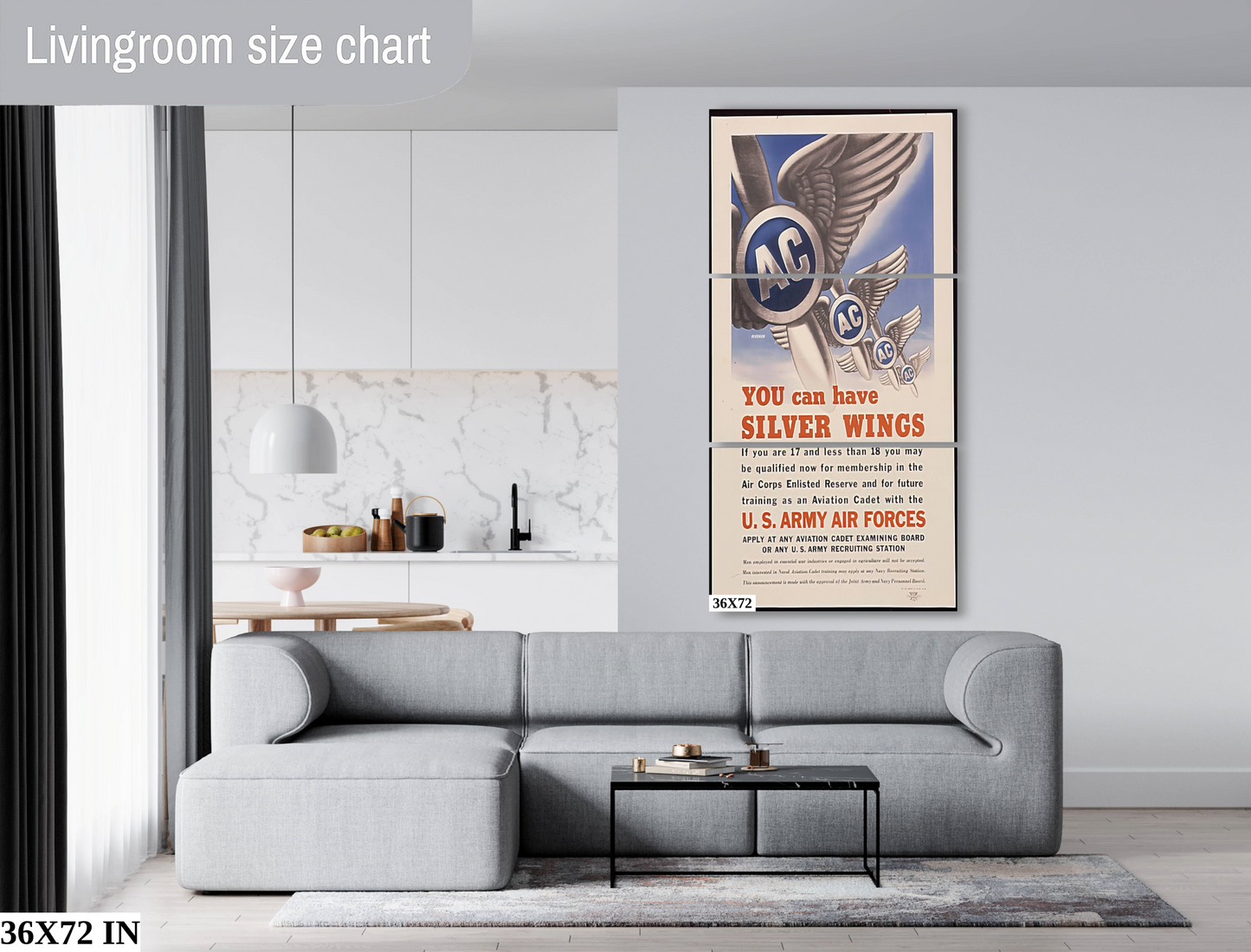 You can have silver wings Second World War Poster