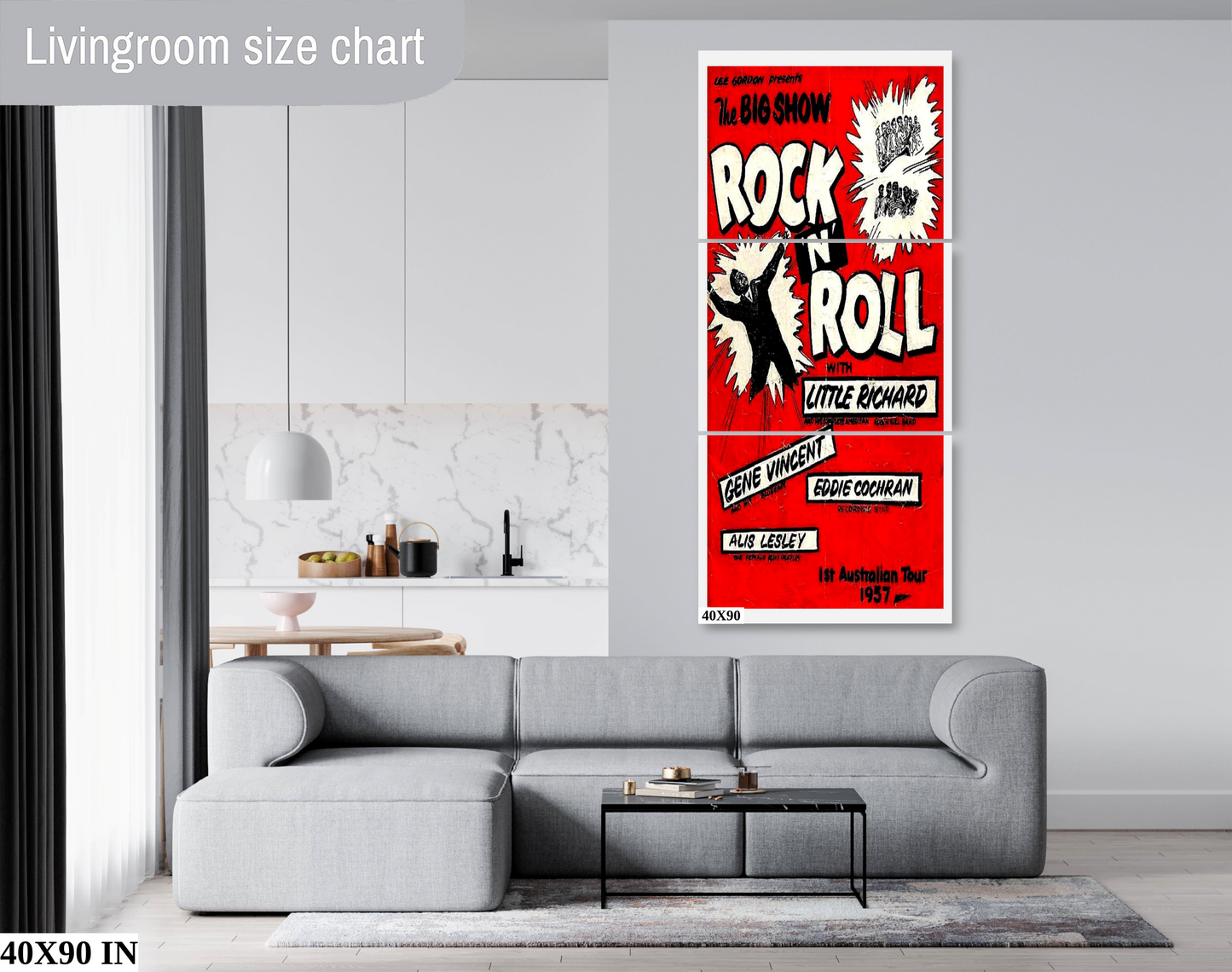 The Rock "N" Roll show with Little Richard concert poster