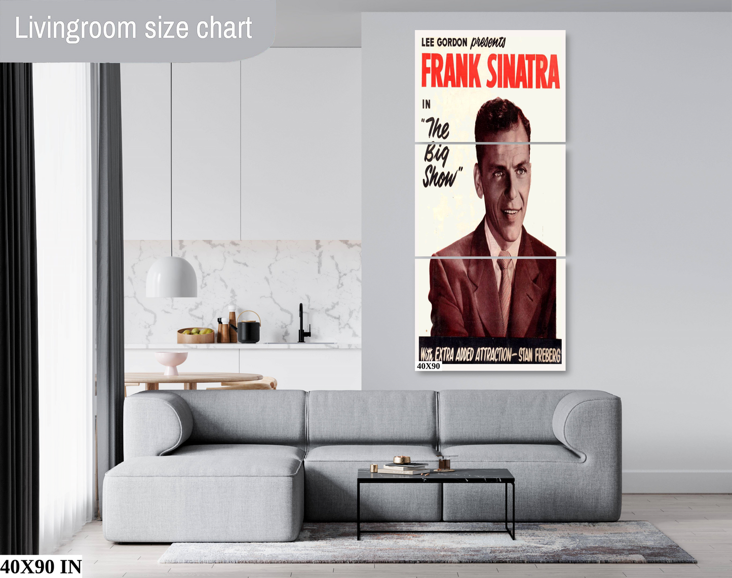 Frank Sinatra in "The Big Show" poster