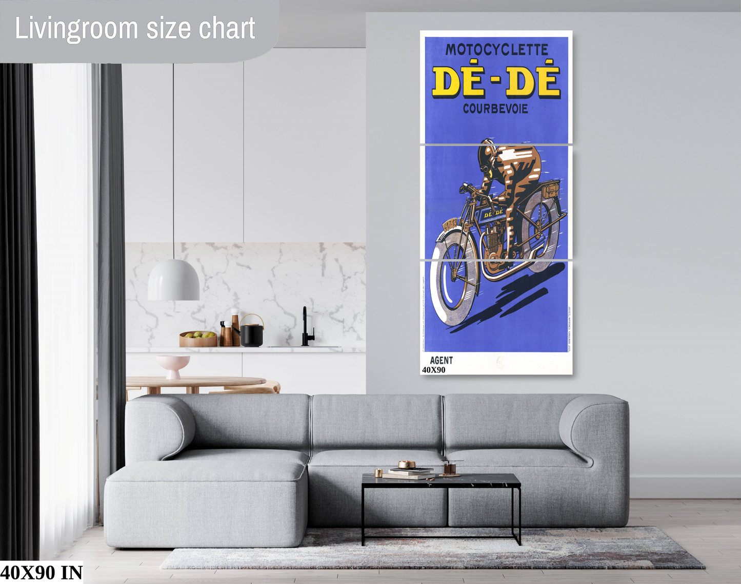 De-De Motorcycle Poster