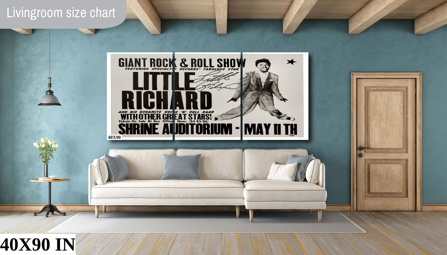 Little Richard at the Shrine Auditorium Concert poster