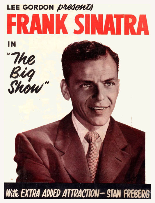 Frank Sinatra in "The Big Show" poster