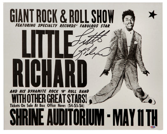 Little Richard at the Shrine Auditorium Concert poster