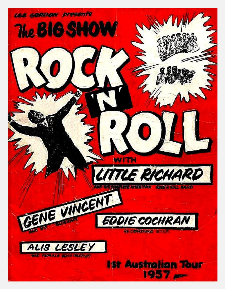 The Rock "N" Roll show with Little Richard concert poster