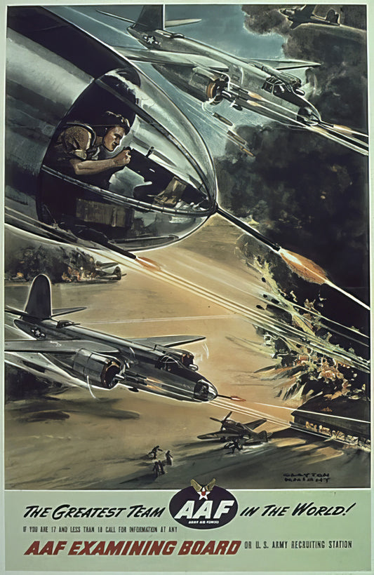 The greatest team AAF Second World War Poster