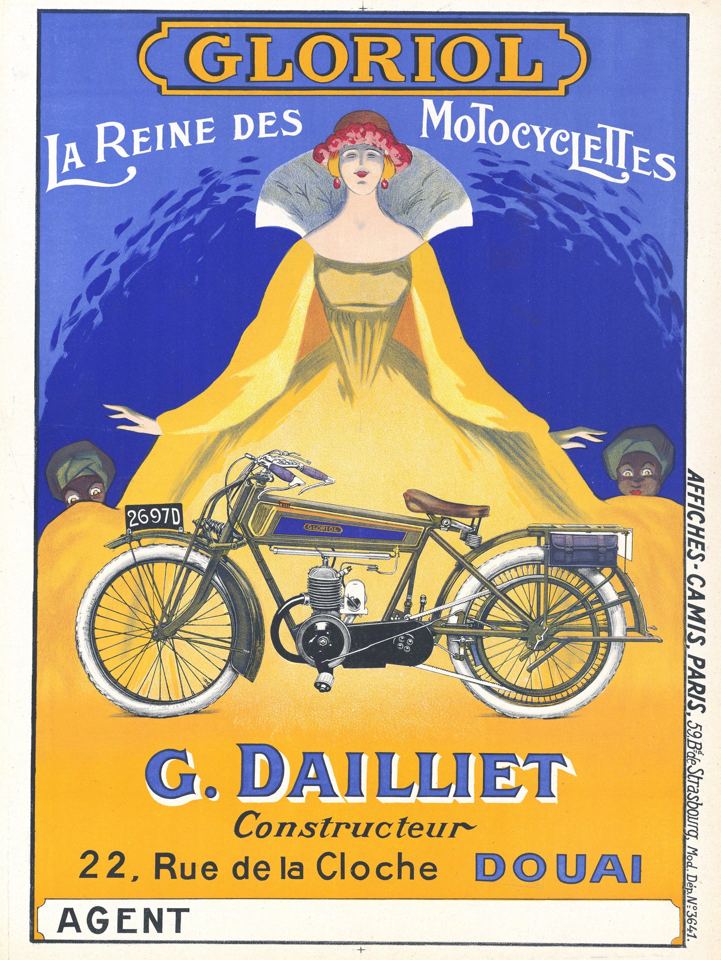 Gloriol Motorcycle Poster