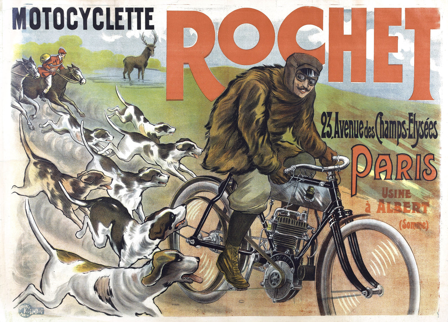 Rochet Motorcycle Poster