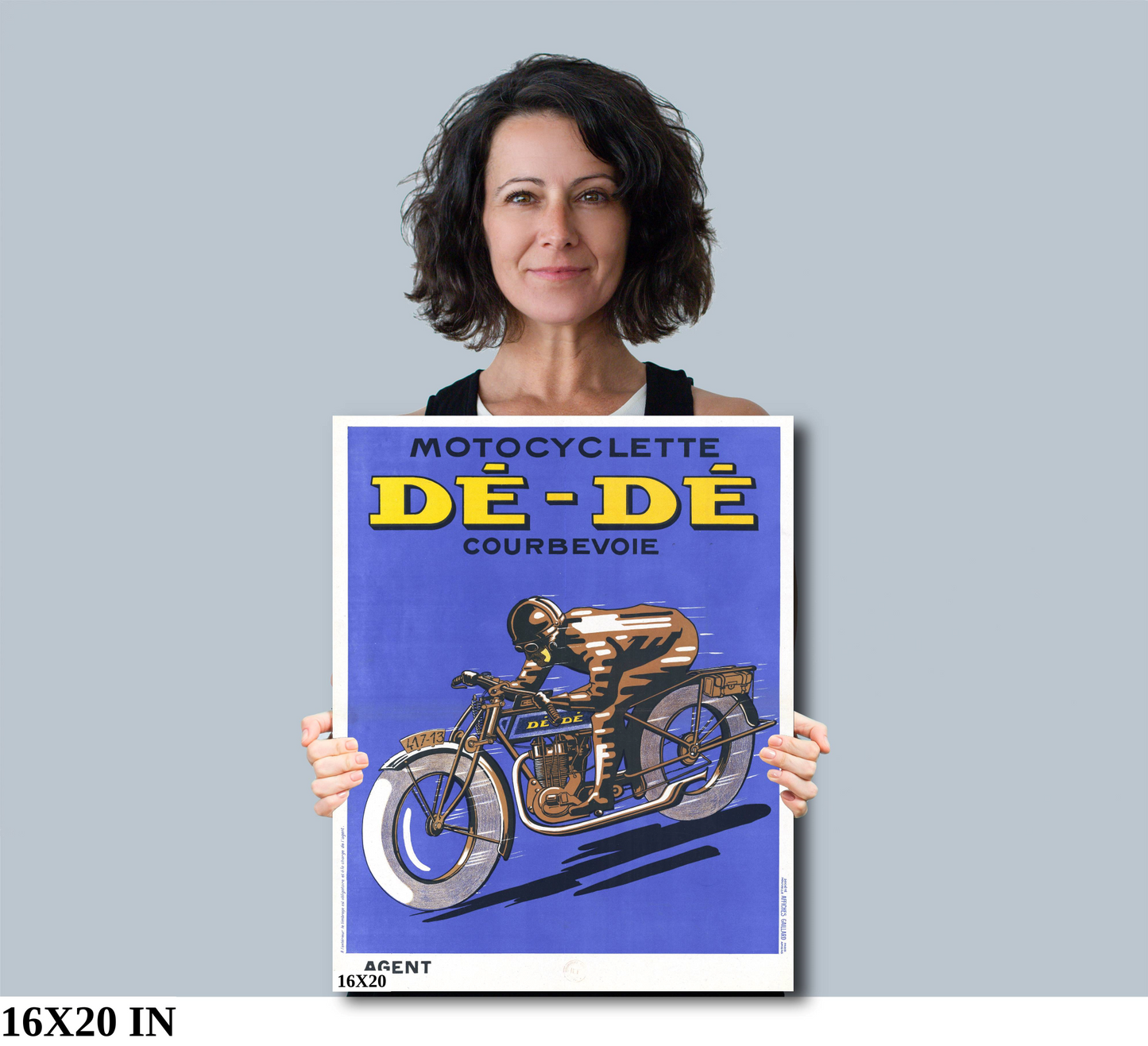 De-De Motorcycle Poster