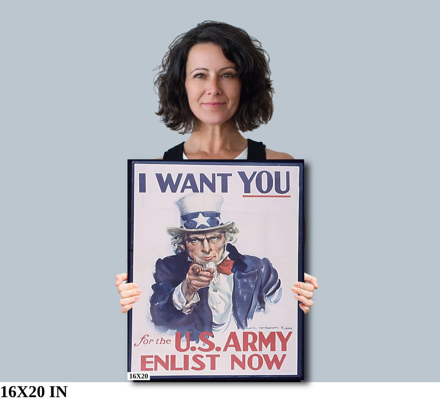 Uncle Sam Second World War Poster