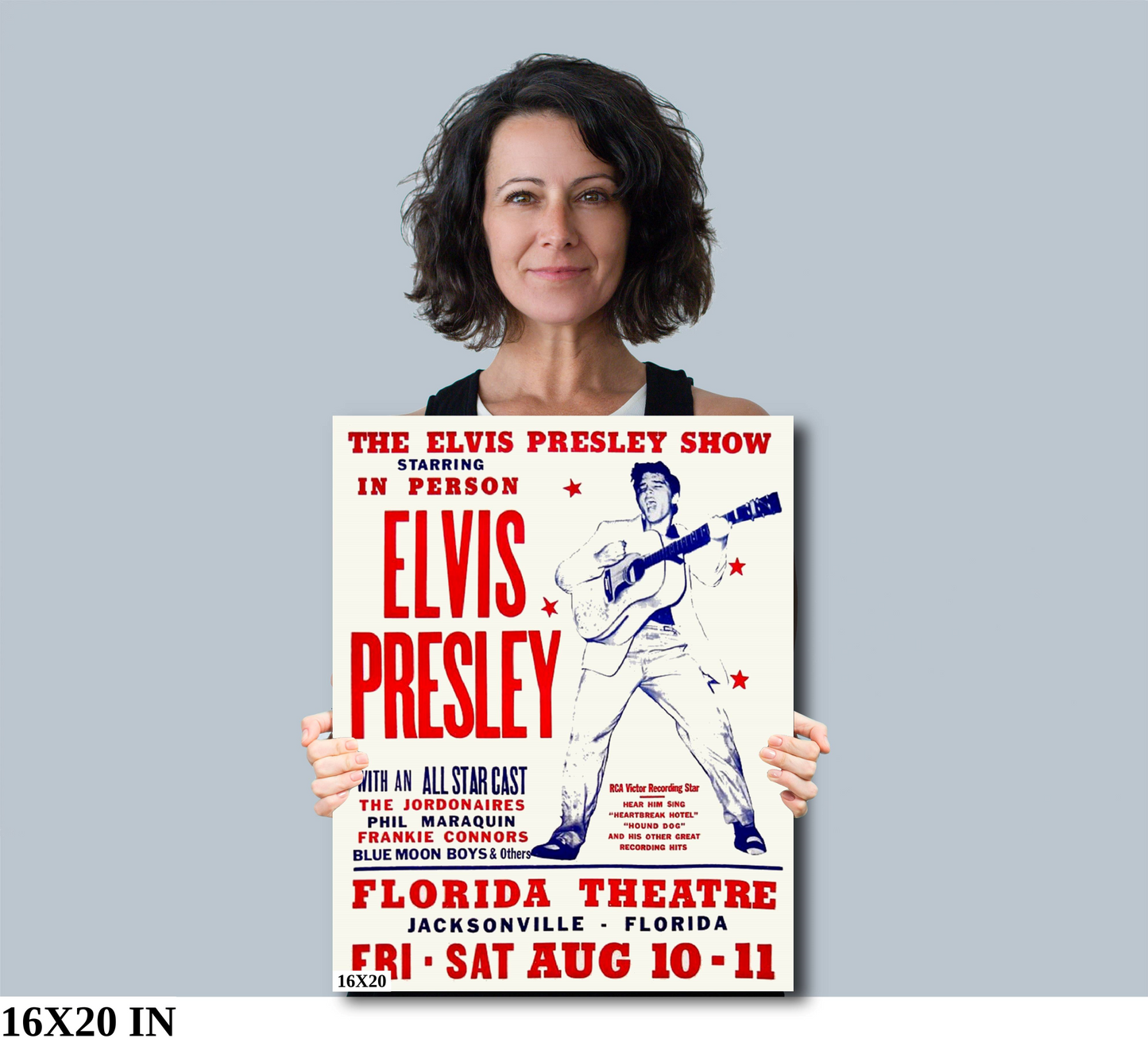 Elvis at the Florida Theatre concert poster