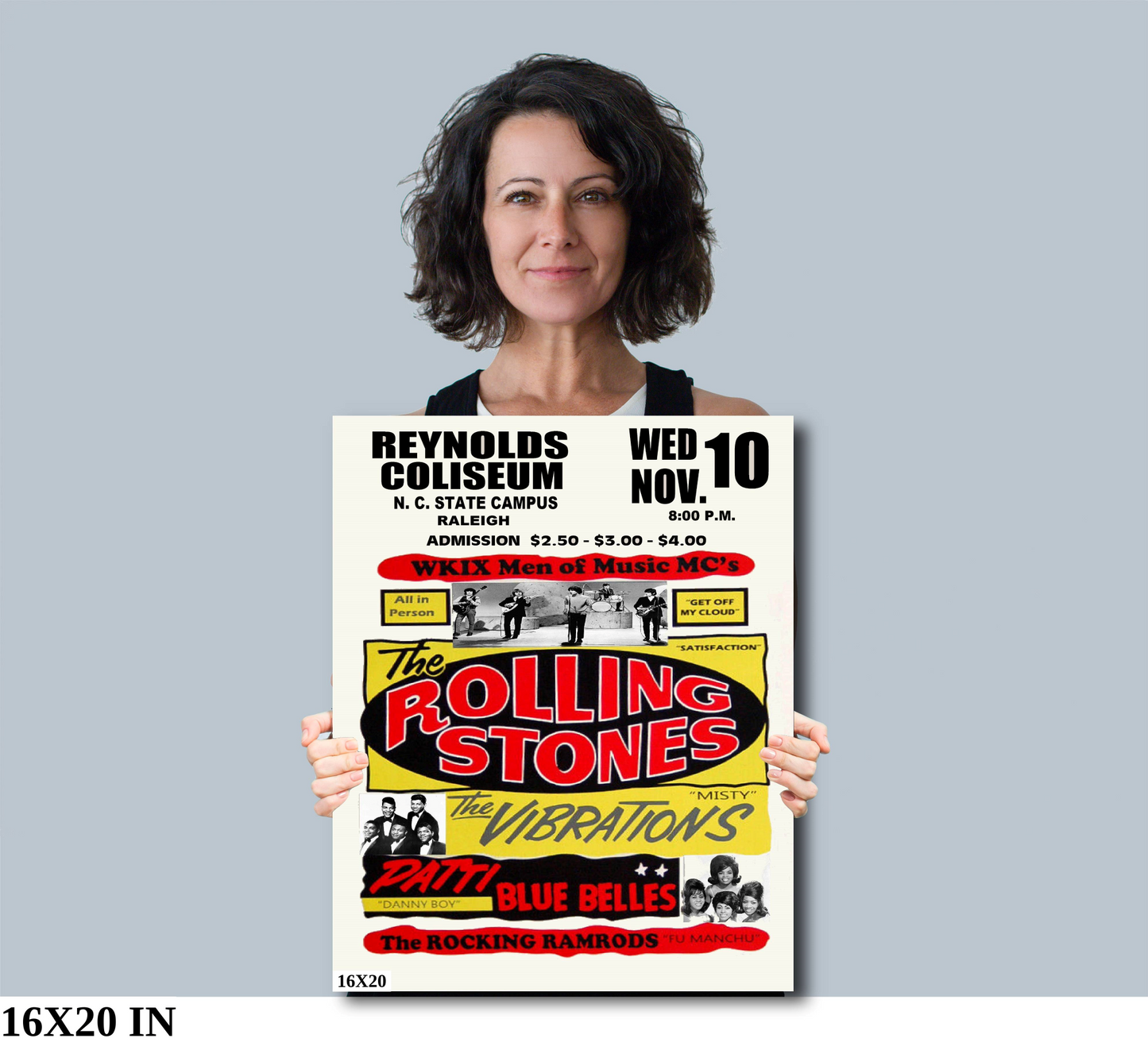 The Rolling Stones concert poster