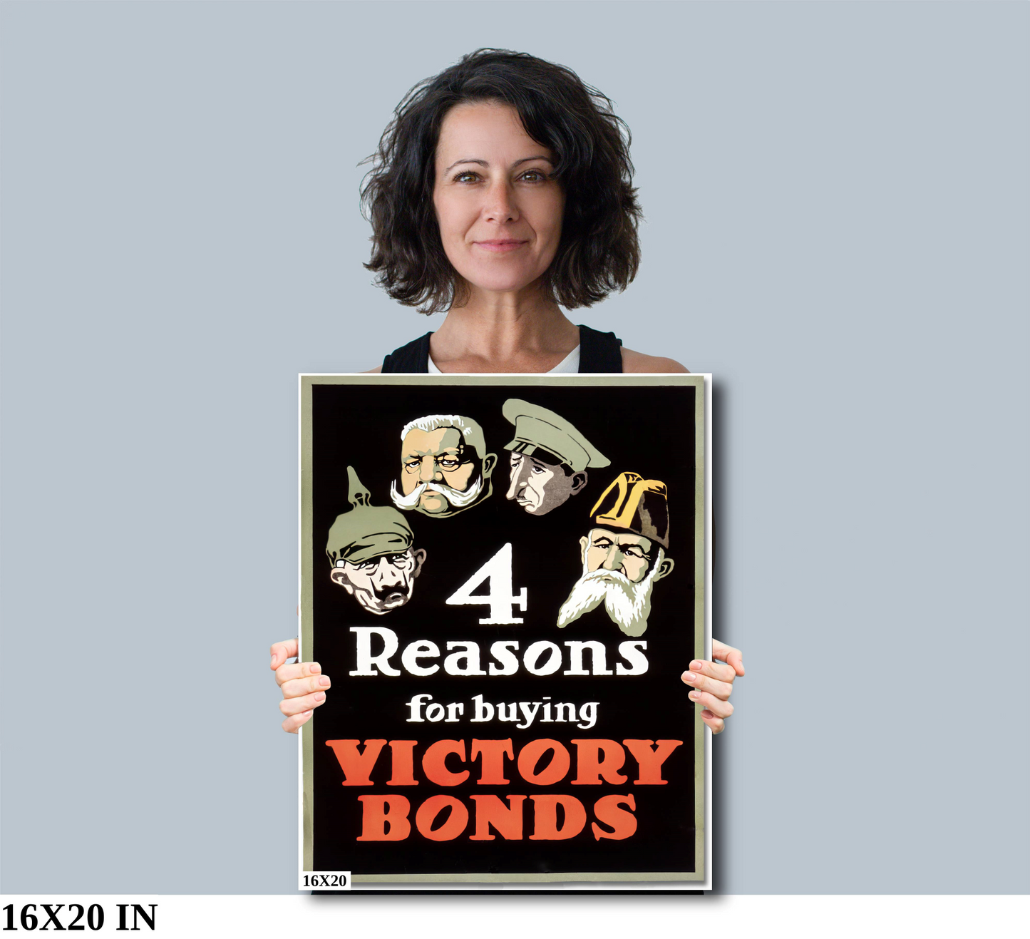 4 Reasons for buying Victory Bonds Second World War Poster