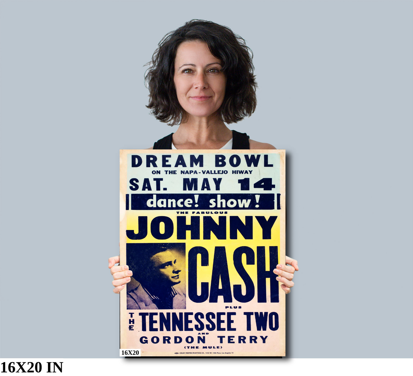 Johnny Cash Concert poster