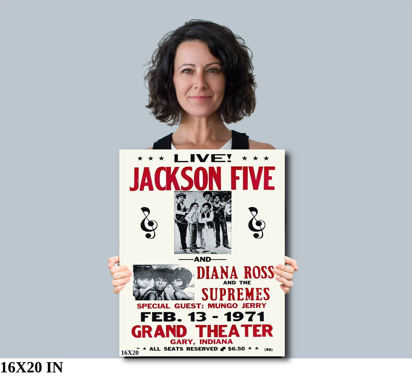 The Jackson Five and Diana Ross and the Supremes concert poster