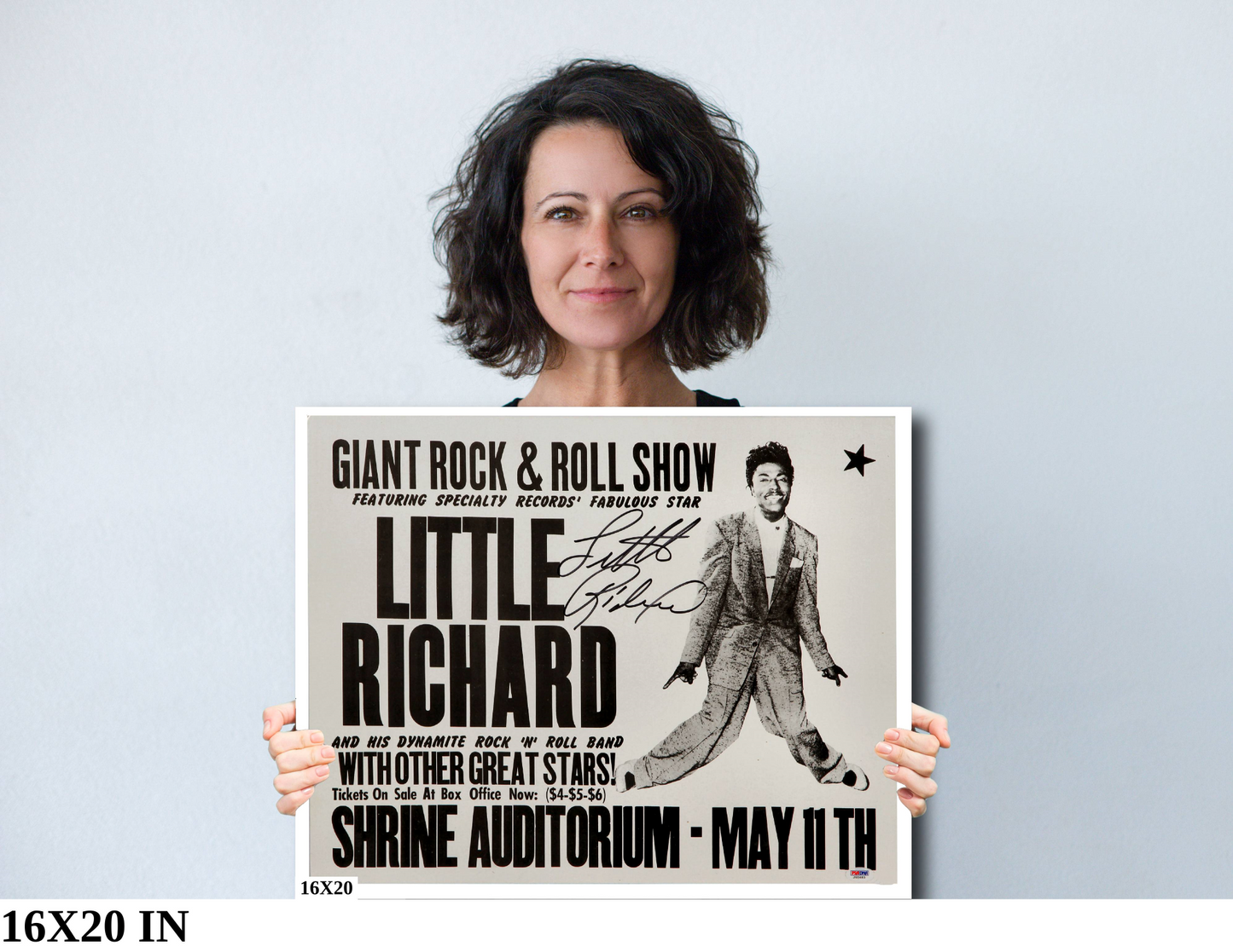 Little Richard at the Shrine Auditorium Concert poster